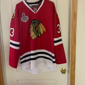 Byfuglien number 33 hawks jersey